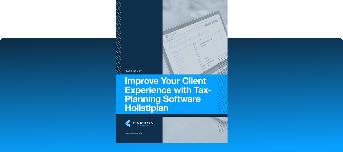Tax-Planning Software Holistiplan Comes to Carson